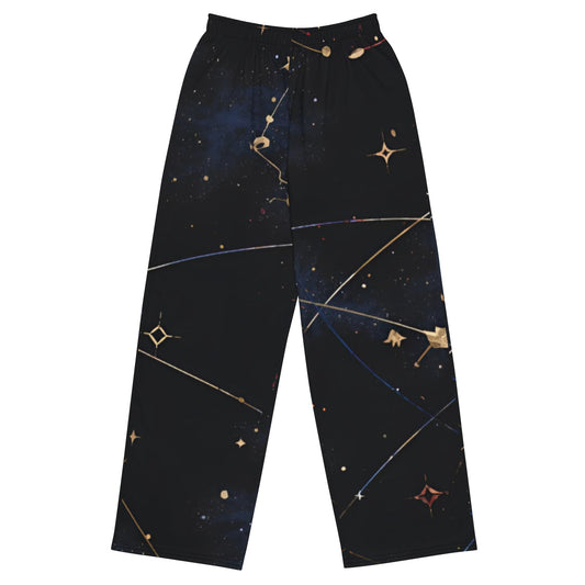 Celestial Map – Micro Luxury Wide - Leg Pants - 33LABEL